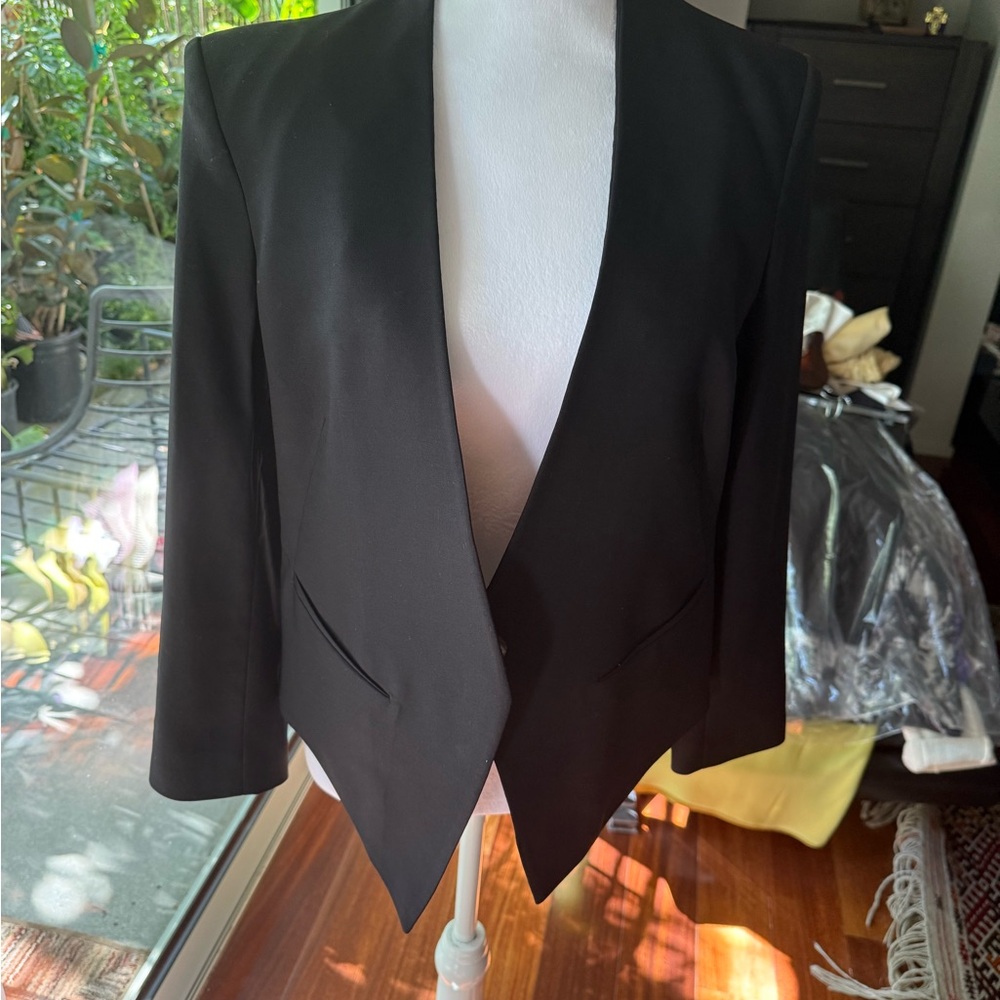 Helmut Lang Black Wool Blend Jacket